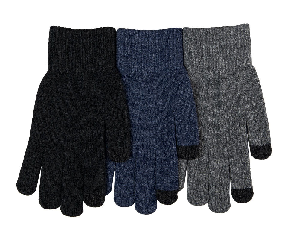 Eco Knit Recycled Yarn Knit Texting Glove - Eco-Friendly Styles